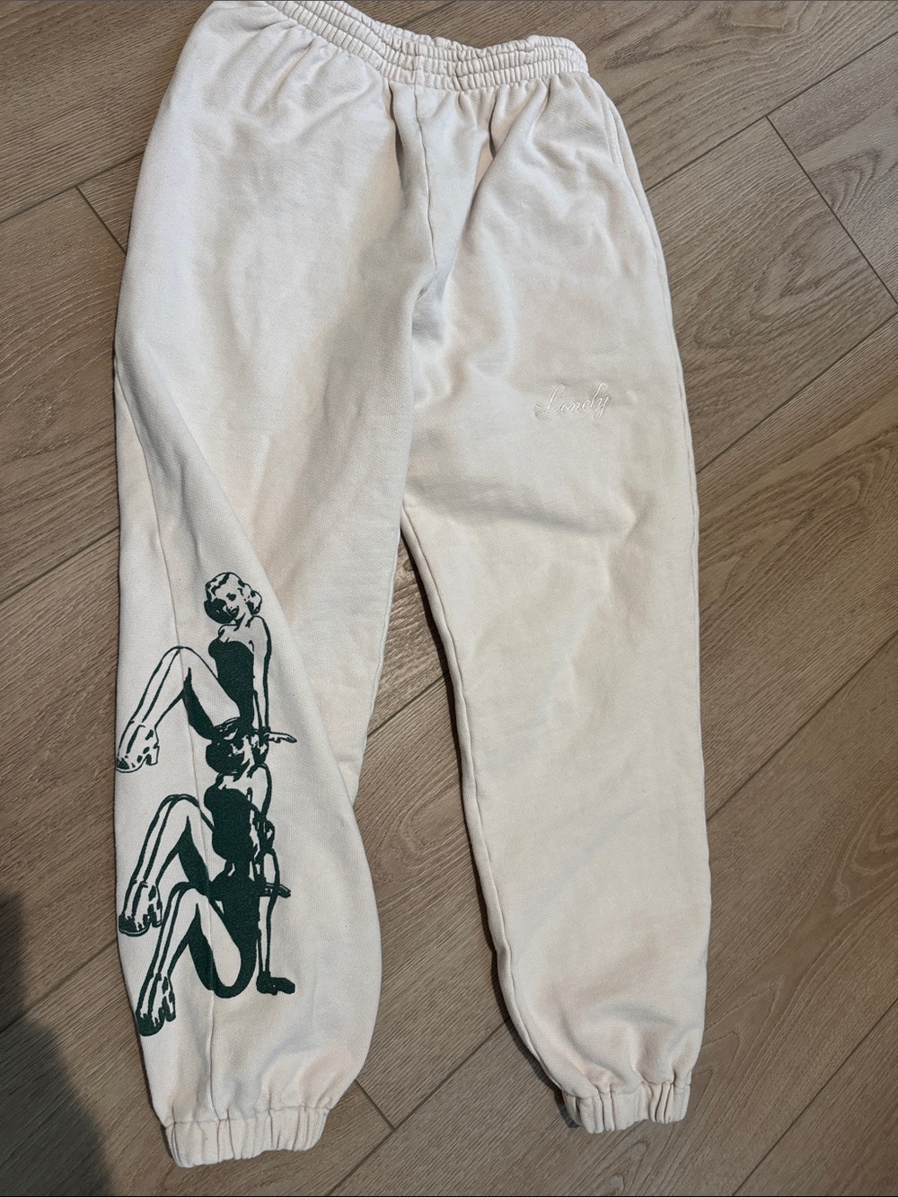 Lonely Ghost joggers size small